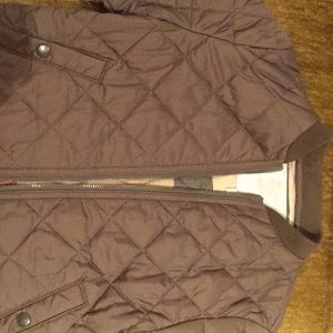 Authentic Burberry quilted bomber jacket